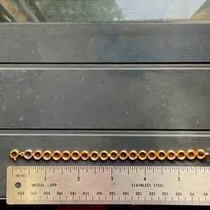 18k gold bracelet 5 7/8” 9.46g